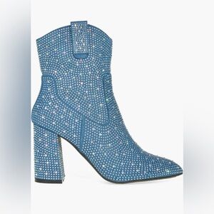 TOP GUY SHOES Alias Rhinestone Western Boot